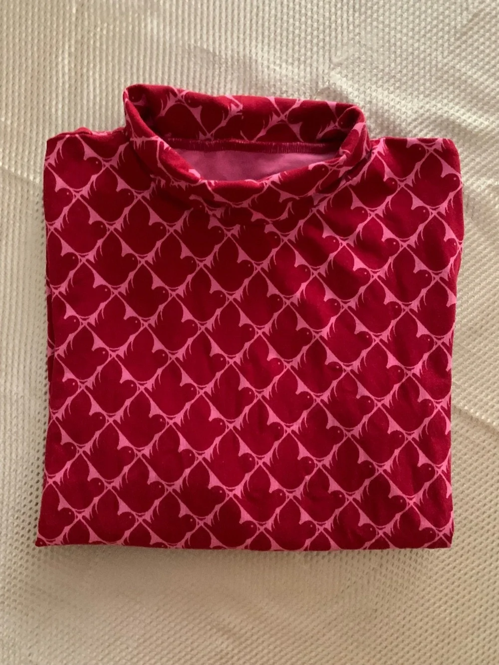 Cecilia Pettersson for Anthropologie Printed Turtleneck Top M
